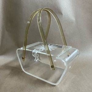 Vintage MCM Hardside Lucite Purse Handbag
